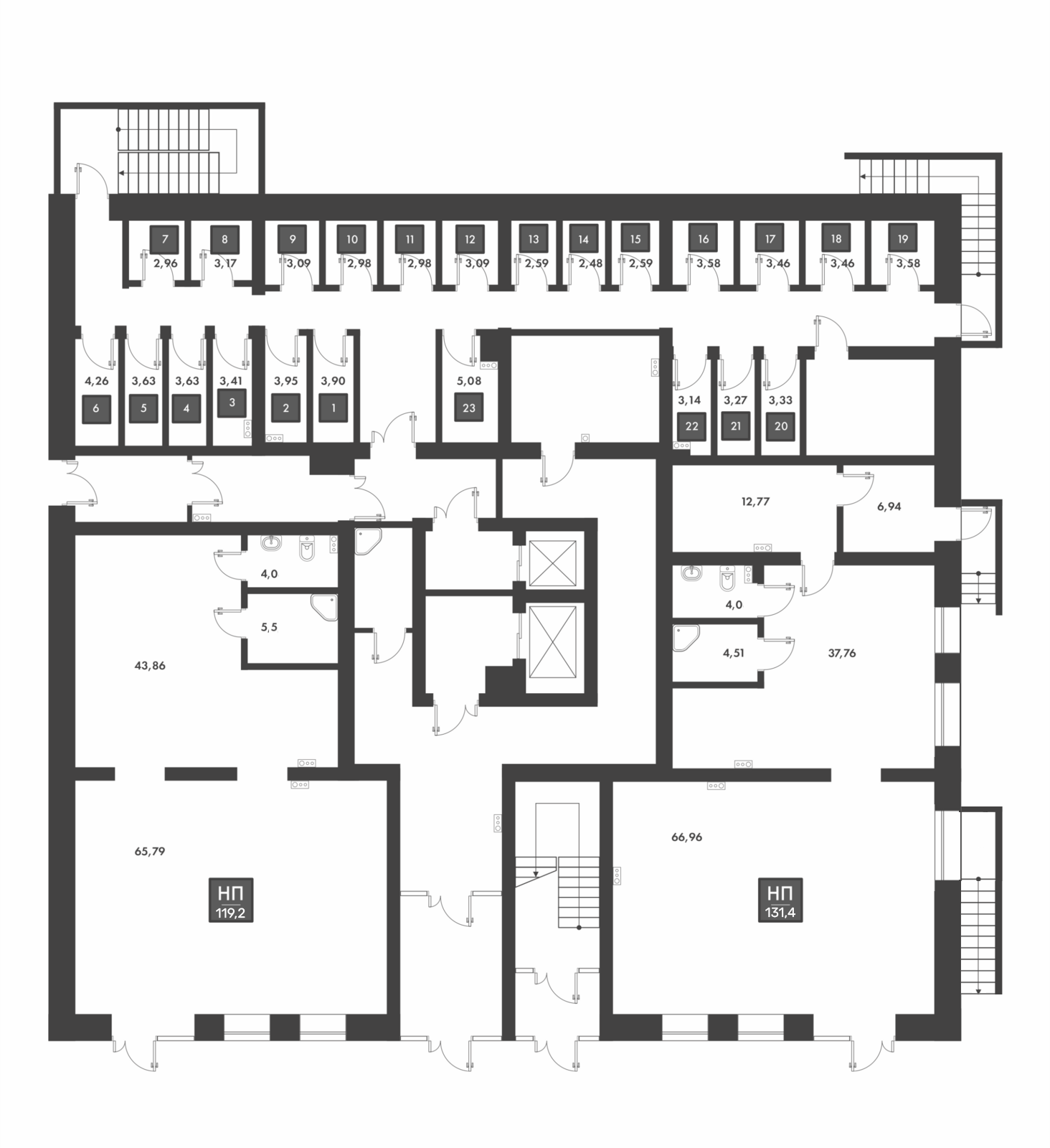 Планировка этажа